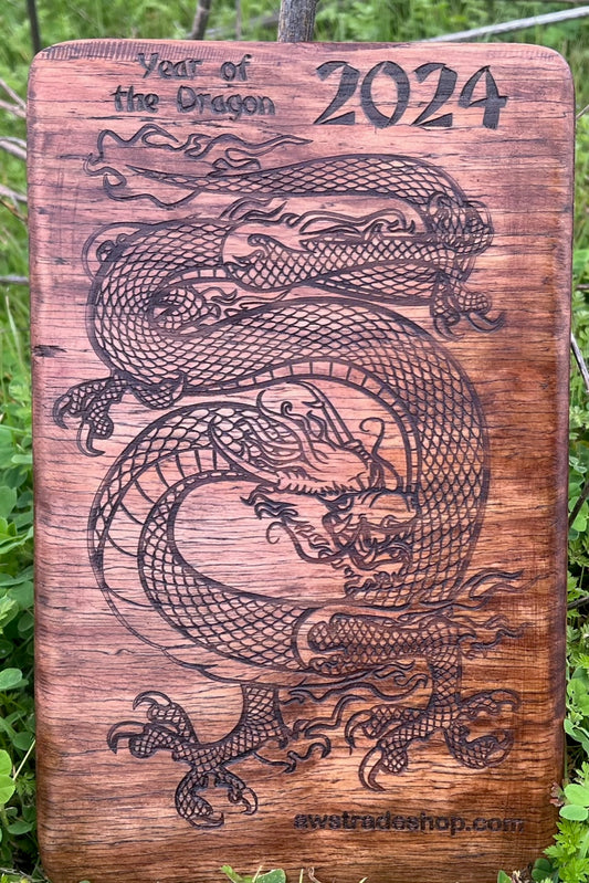 2024 Year of the Wooden Dragon Plank - 2 Sided